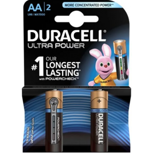 Батарейки AA Duracell LR6 BL2 Ultra Power