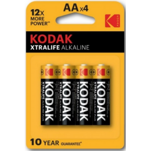 Батарейки AA Kodak LR6 XTRALIFE BL4