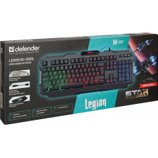 Игровая клавиатура Defender Legion GK-010DL, проводная черная