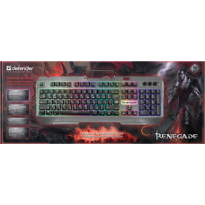 Игровая клавиатура Defender Renegade GK-640DL, проводная