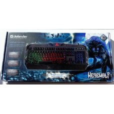 Игровая клавиатура Defender Werewolf GK-120DL, проводная черная