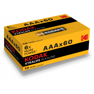 Батарейки AAA Kodak LR03 XTRALIFE BL60 (60 шт. в коробке)
