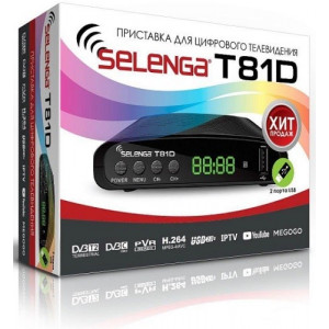 Цифровая приставка DVB-T2 SELENGA T81D
