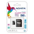 Карта памяти MicroSD 32GB A-Data Class 10 UHS-I + SD адаптер