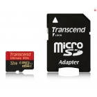 MicroSD 32GB  Transcend Class 10 UHS-I 600x Ultimate +SD адаптер