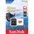 MicroSD 64GB  SanDisk Class 10 Extreme Action Sport Cam 90MB/s