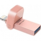 USB 3.1 128GB A-DATA AI920 i-Memory, USB 3.1/Lightning розовая
