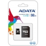 Карта памяти MicroSD 32GB  A-Data Class 10 +SD адаптер