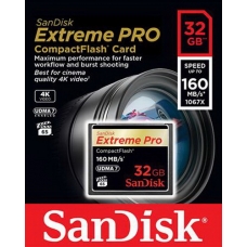 Карта памяти CF SanDisk Extreme Pro 32GB 160MB/s (SDCFXPS-032G-X46)