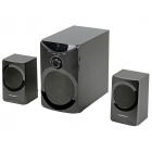 Колонки Nakatomi GS-25, черные, 2.1, 12W+2*8W, USB+SD reader, пульт ДУ,FM радио (1/3)