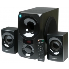 Колонки Nakatomi GS-35, черные, 2.1, 35W+2*15W, Bluetooth, USB+SD reader, пульт ДУ,FM радио (1/3)