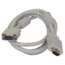 Кабель SVGA 5Bites HD15M/HD15M, ферр.кольца 0,5 метра