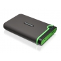 Внешний жесткий диск Transcend (TS1TSJ25M3) 1 Тб серо-зеленый