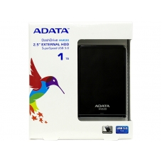 Внешний HDD A-Data  1 TB  AHV620 чёрный, USB 3.0