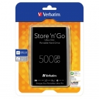 Внешний HDD Verbatim 2.5" 500 GB USB 3.0 Store'n'Go, чёрный (53029)
