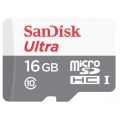 MicroSD 16GB SanDisk Class 10 Ultra Android UHS-1 48MB/s (SDSQUNB-016G-GN3MA)