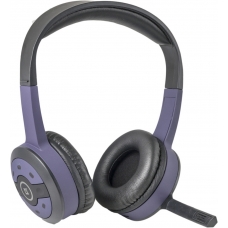 Гарнитура DEFENDER FreeMotion B085, чёрная/фиолетовая. Полноразмерные, закрытого типа. Разъем: USB (интерфейс приемника). Диапазон частот наушники: 20-20000 Гц., микрофон: 30-16000 Гц. Встроенная литий-ионная батарея. Радиус действия: 10 м. (1/10)