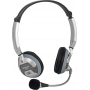 Гарнитура DEFENDER Phoenix HN-928, чёрная/серая. Накладные, закрытого типа. Разъём: 2 x 3.5 mm стерео jack. Диапазон частот наушники: 20-20000 Гц., микрофон: 20-16000 Гц. Сопротивление; наушник: 32 Ом, микрофон: 2.2 Ом. Длина провода: 3 м. (1/36)