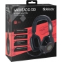 Гарнитура DEFENDER Warhead HN-G130. Полноразмерная, закрытого типа, игровая. Диапазон частот: 20-20000 Гц. Сопротивление: 32 Ом. Разъём:  3.5 mm. Регулятор громкости. Длина провода: 2.1 м. (1/20)