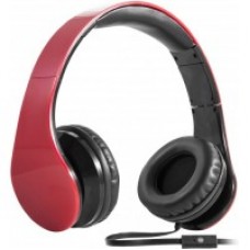 Гарнитура DEFENDER Accord HN-047, красная, регулят. громк., шнур 1.2 м