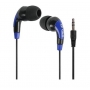 Наушники INTRO RX-360B, синие. Вакуумные