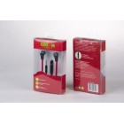 Стерео-гарнитура OXION HS206, красная, внутриканальная, шнур 1.2 м