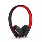 Гарнитура QUMO Accord, Hi-Fi со стереозвуком, чёрная/красная, Bluetooth: 2.1 и выше