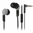 Гарнитура RITMIX RH-190, серебро. Внутриканальные. Диапазон частот: 20-22000 Гц. Сопротивление: 32 Ом. 3 пары сменных амбушюр. Кнопка управления функциями телефона. Покрытие SoftTouch. Длина провода: 1.2 м. (плоский) (1/90)