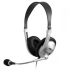 Гарнитура RITMIX RH-533 USB, серебро, накладная, шнур 2.4 м. (1/40)