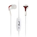 Гарнитура SmartBuy SBH-8200 COSMO, красный/белый, шнур 1,2 м. Динамики: 10 мм. Частотный диапазон наушников: 20 Гц - 20 кГц. Сопротивление наушников: 32 Ома. Чувствительность наушников: 104 дБ. (1/400)