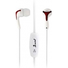 Гарнитура SmartBuy SBH-8200 COSMO, красный/белый, шнур 1,2 м. Динамики: 10 мм. Частотный диапазон наушников: 20 Гц - 20 кГц. Сопротивление наушников: 32 Ома. Чувствительность наушников: 104 дБ. (1/400)