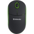 Мышь DEFENDER Discovery MS-630, мини, чёрная/зелёная, USB (1/10)