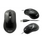 Мышь OXION OMS002BK, чёрная, USB (1/100)