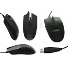 Мышь OXION OMS011BK, чёрная, USB, игровая