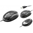 Мышь OXION OMS001BK, чёрная, USB (1/100)