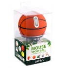 Мышь PERFEO PF-323-WOP-B, "SportBall Mouse", "Basketball", беспроводная