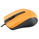 Мышь PERFEO PF-353-OP-OR, чёрная/оранжевая, USB (1/20)