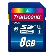 Карта памяти SDHC  8GB  Transcend Class 10  UHS-I 300X
