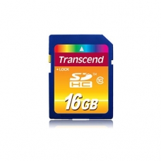 Карта памяти SDHC 16GB  Transcend Class 10
