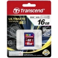 SDHC 16GB  Transcend Class 10 UHS-I
