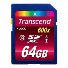 Карта памяти SDXC 64GB  Transcend Class 10 UHS-I 600x