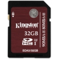 SDHC 32GB  Kingston Class 10 UHS-I U3 (90/80 Mb/s)