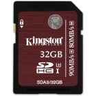 SDHC 32GB  Kingston Class 10 UHS-I U3 (90/80 Mb/s)