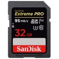 Карта памяти SDHC 32GB  Sandisk Class 10 Extreme PRO V30 UHS-I (U3) 95MB/s