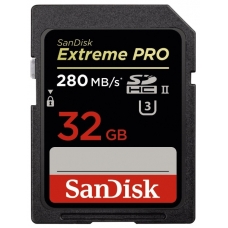 Карта памяти SDHC 32GB SanDisk Class 10 Extreme Pro UHS-II 280/250MB/s 