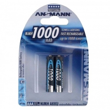 Аккумулятор ANSMANN  R03 Professional (1000 mAh) (2 бл)   (2/24)