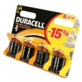 Батарейки AA (пальчиковые) DURACELL LR6 (BL8)