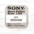 Элемент питания SONY (371) SR920SWN-PB, SR69 (SR921)   (10/100/1000)