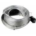 Кабель-адаптер AOPEN USB 2.0 - repeater (AM-AF), 20 м. (1/15)