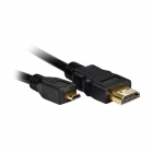 Кабель соединительный Mirex HDMI(M)- miсro-HDMI(M), V1.4, 1м. (1/25)